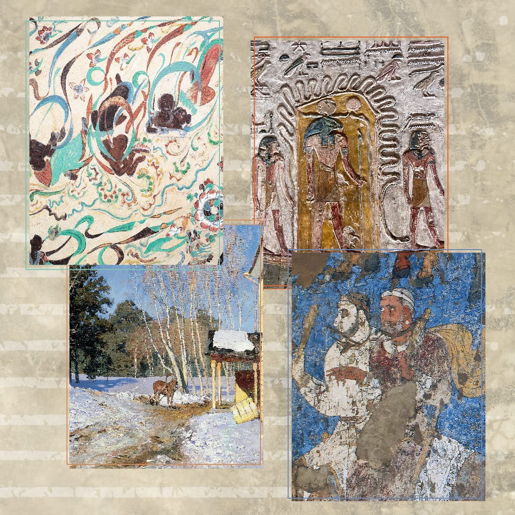 Belt and Road Cultural Lecture Series 2024: mural imagery collage — Gloss Design, Macau graphic design studio