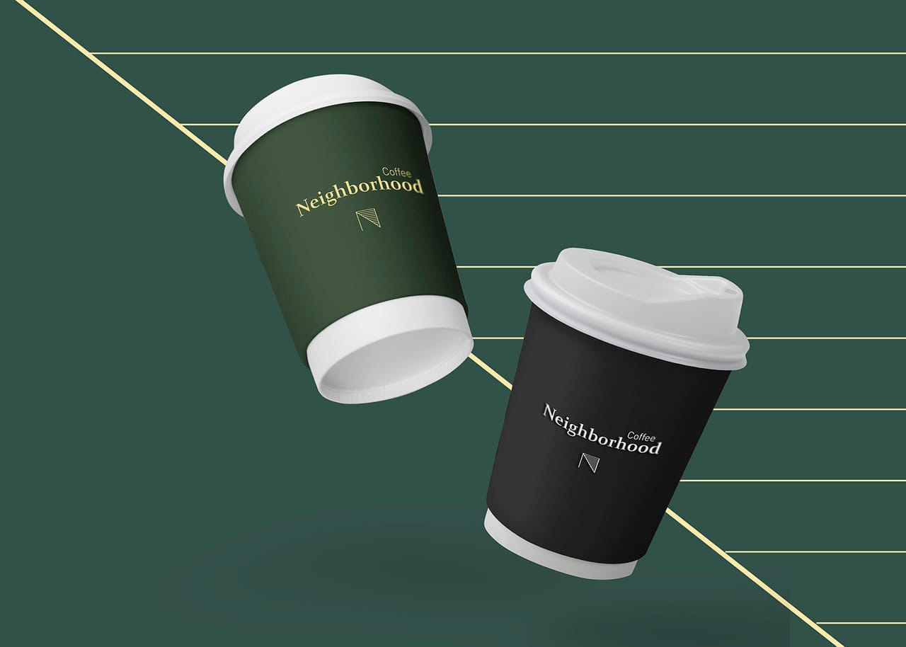 Neighbourhood Coffee：咖啡杯應用｜高斯設計 澳門平面設計